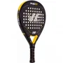 Enebe RS 9.1 Pala de Pádel Amarilla/Negra - Forma Híbrida, Eva HR3, Fibra de Vidrio - Para Principiante/Intermedio